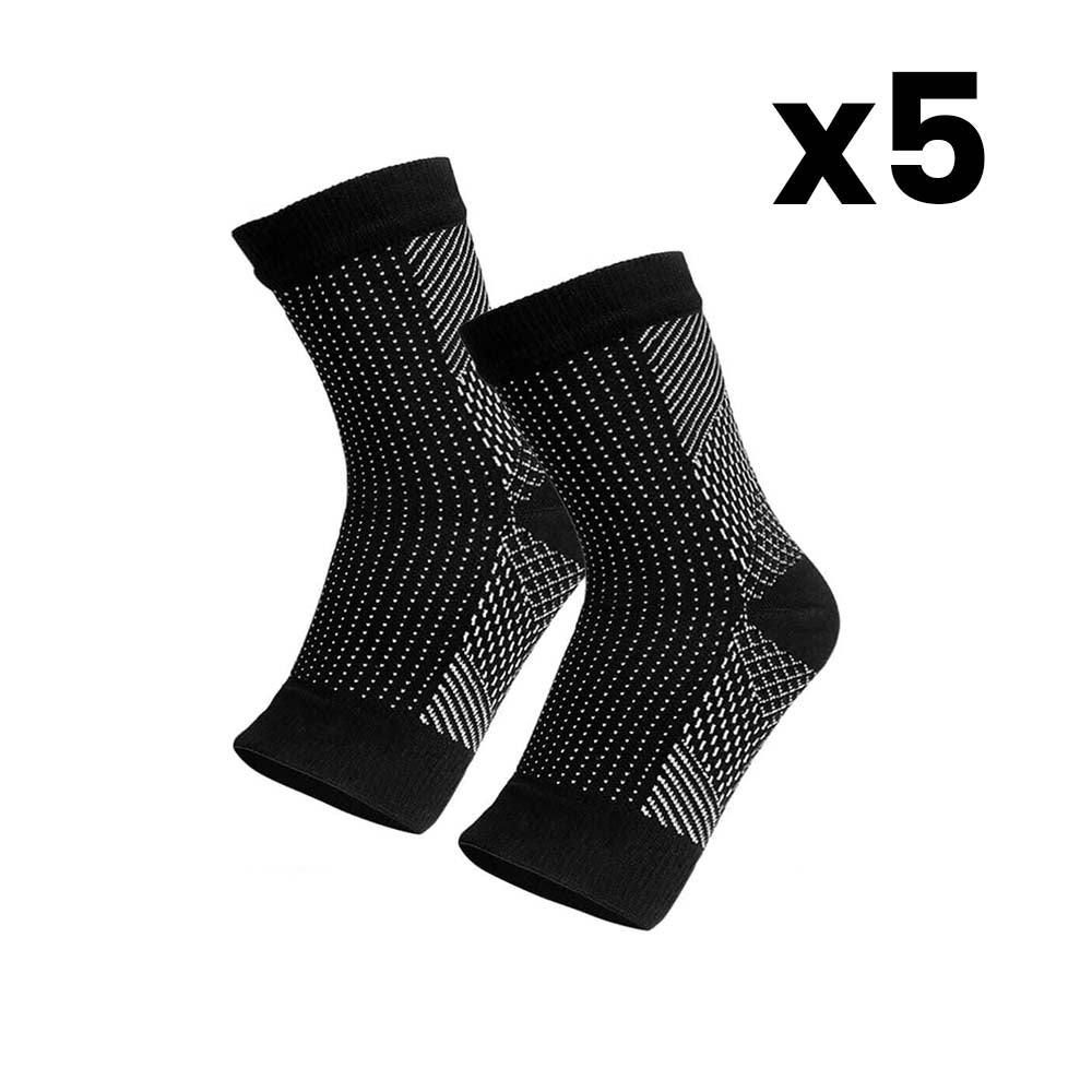 Pack of 5 Pairs - Stunor™ Dr.Neuropathy Compression Socks