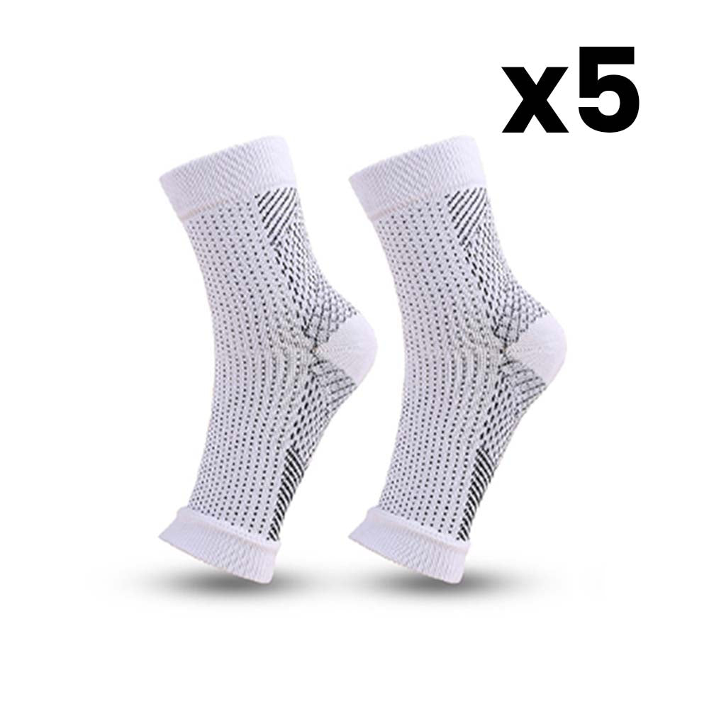 Pack of 5 Pairs - Stunor™ Dr.Neuropathy Compression Socks